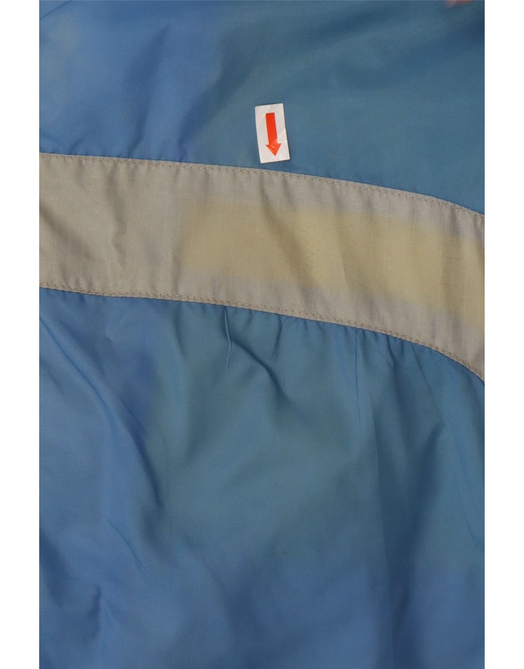 DIADORA Herren-Trainingsanzug mit grafischem Oberteil, groß, blaues Colourblock-Polyamid