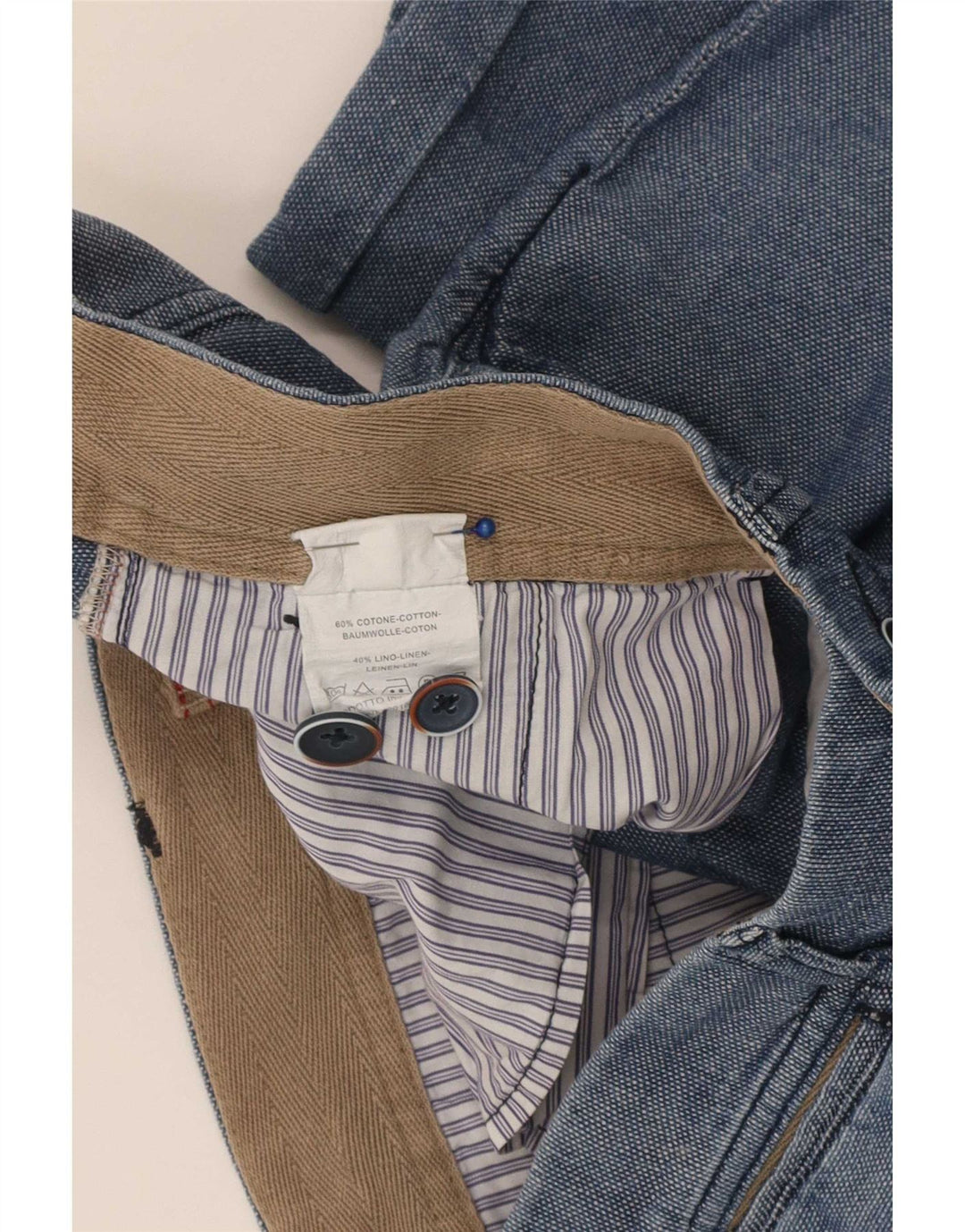 Refrigiwear Regular Chino-Shorts für Damen, W30, mittelblaue Baumwolle