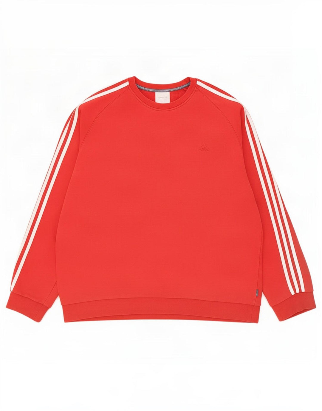 Adidas Herren Sweatshirt Pullover 2XL Rot Baumwolle