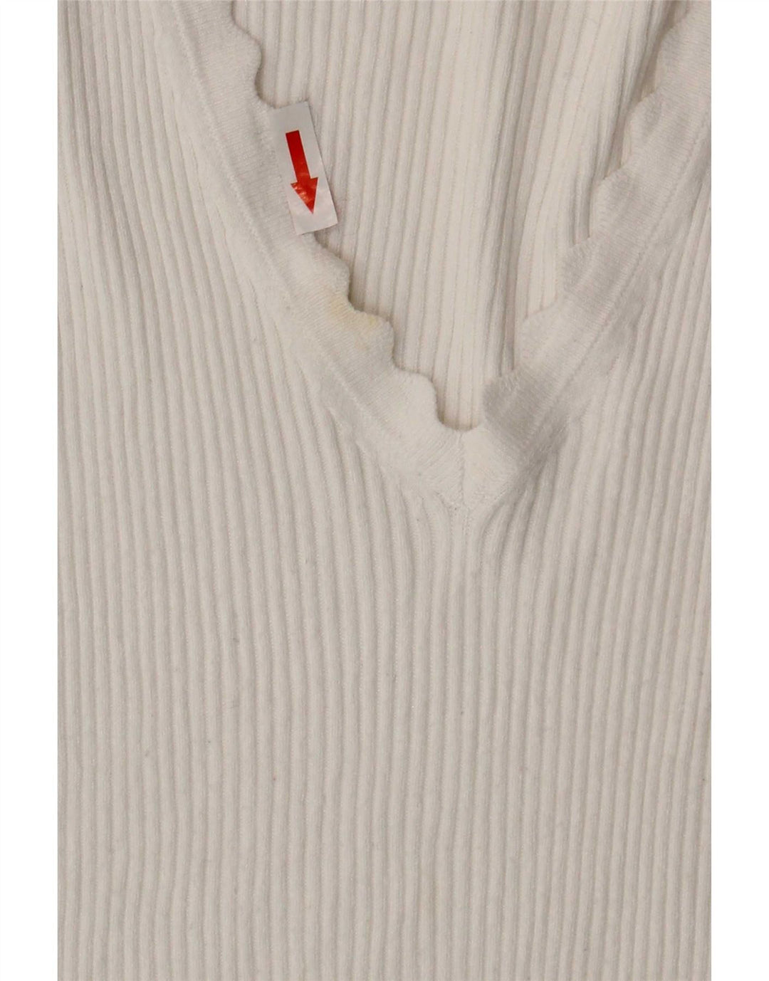 Marks & Spencer Damen T-Shirt Top UK 14 Large Weiße Viskose