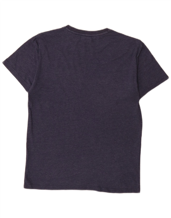 Superdry Herren T-Shirt mit Grafik, Größe L, Marineblau