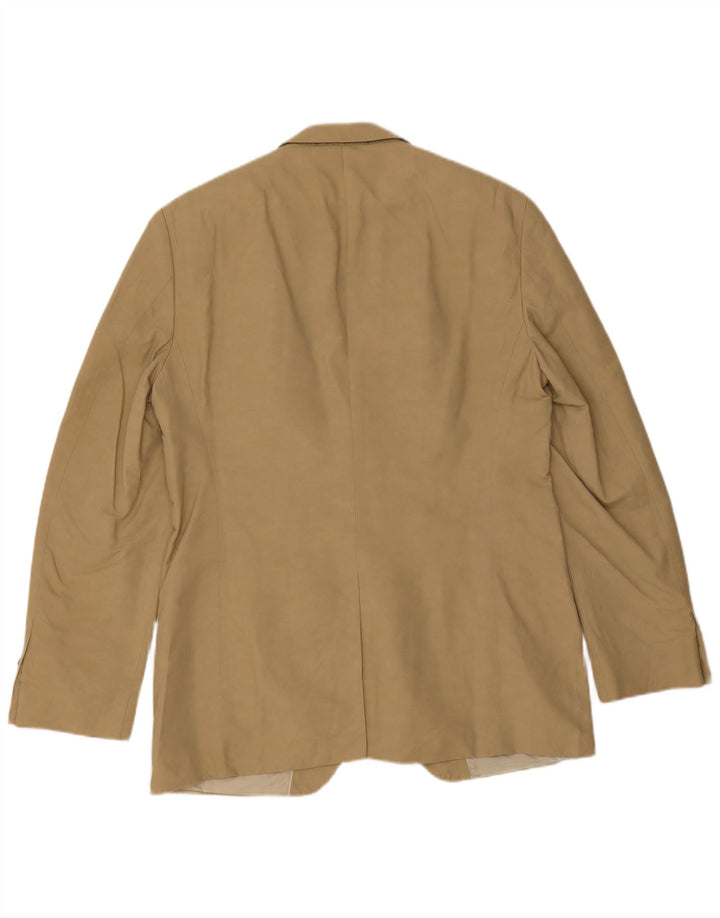 Hugo Boss Herren-Blazer mit 2 Knöpfen, UK 50, Größe L, Beige, Baumwolle