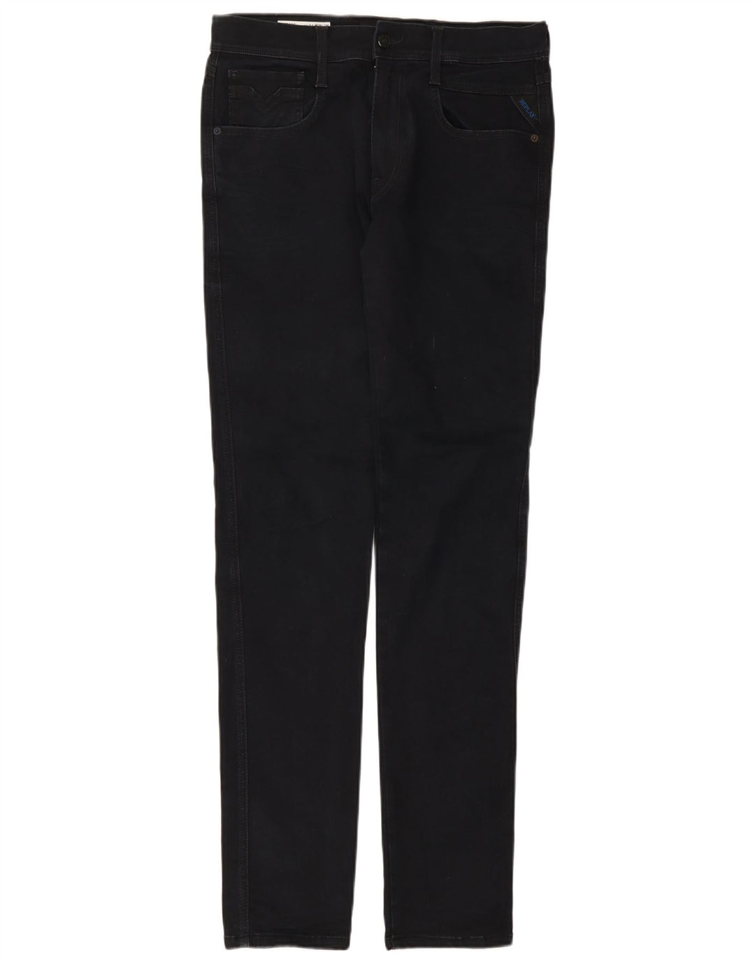 Replay Herren Slim Jeans W31 L34 Marineblau Baumwolle