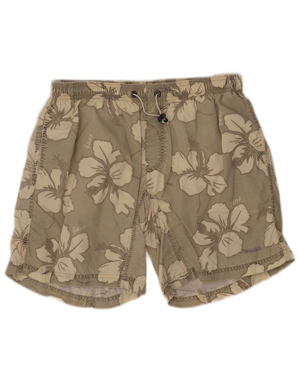 GANT Herren Badeshorts Medium Beige Floral
