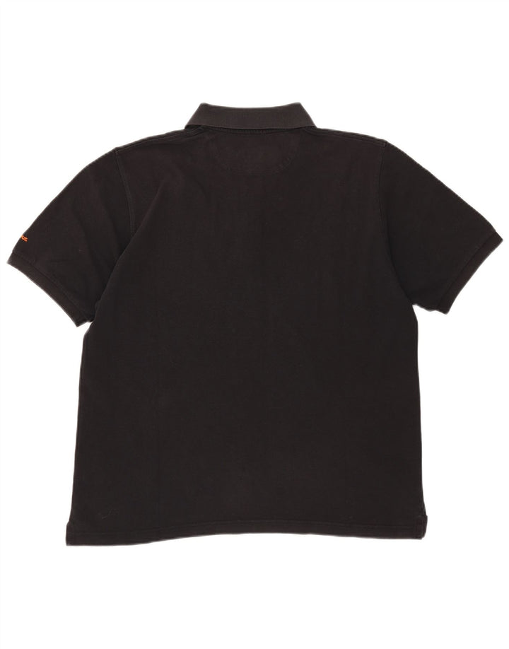 Barbour Herren Poloshirt Medium Black Cotton