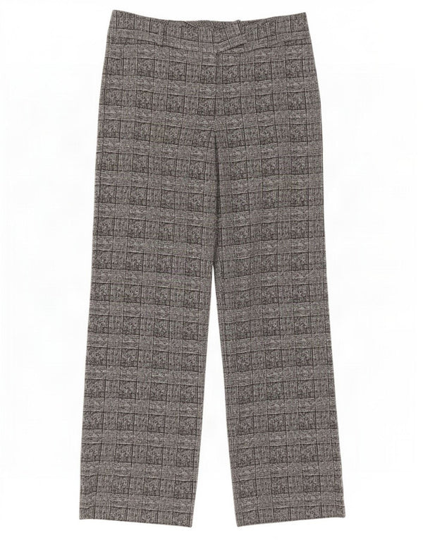 Marks & Spencer Damen Anzughose UK 14 Large W34 L32 Grau kariert