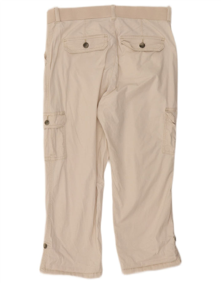 Lee Damen-Caprihose mit entspannter Passform, US 10, M, W32, L22, gebrochenes Weiß