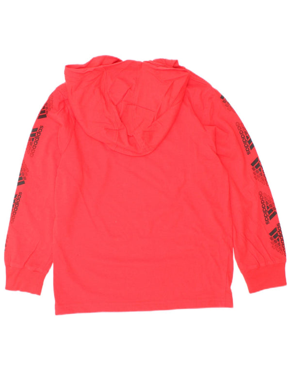 Adidas Jungen Graphic Hoodie Pullover 3–4 Jahre rote Baumwolle