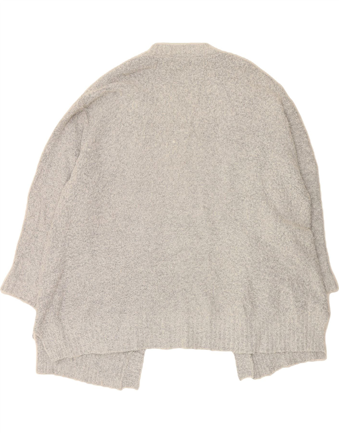 MARKS & SPENCER Womens Oversized Longline Cardigan Sweater UK 18 XL Grey Vintage Marks & Spencer and Second-Hand Marks & Spencer from Messina Hembry 