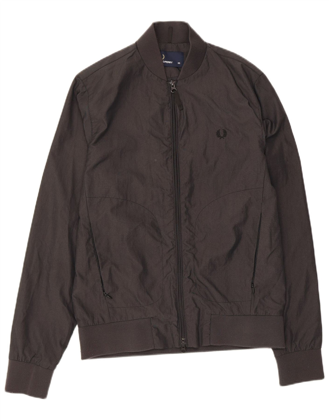 Fred Perry Herren Bomberjacke UK 34 XS Graues Polyamid