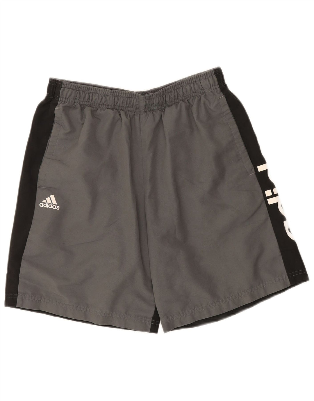 ADIDAS Mens Graphic Sport Shorts Medium  Grey Colourblock