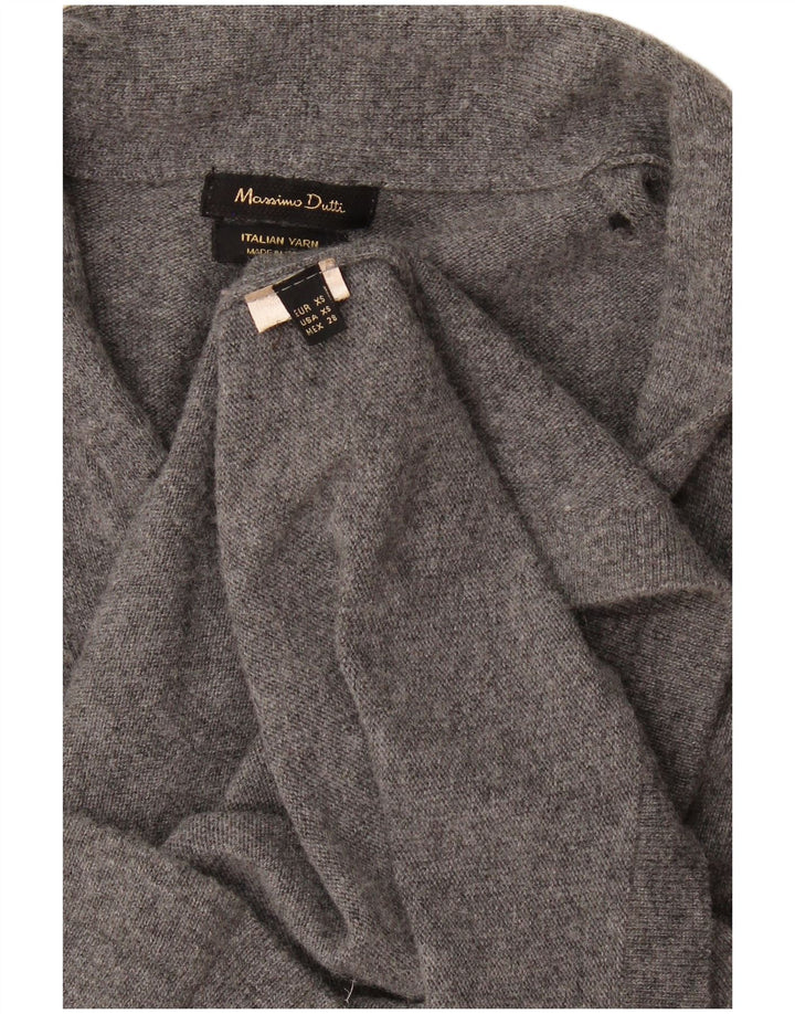 Massimo Dutti Damen Pulloverkleid UK 6 XS Grau