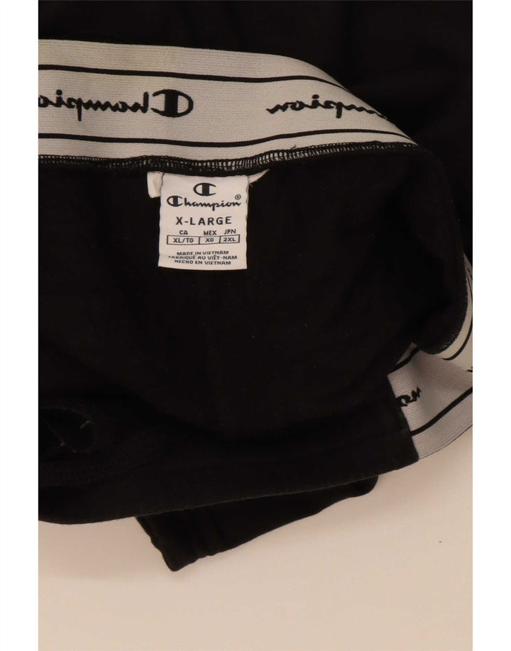 Champion Herren Capri-Trainingshose mit Grafik, XL, Schwarz