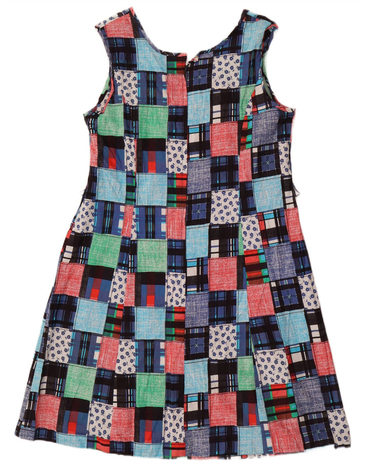 Leygil Damen ärmelloses A-Linien-Kleid UK 18 XL Mehrfarbiges Patchwork