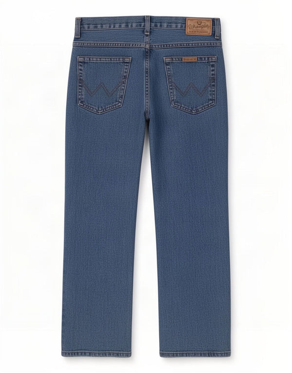 Wrangler Herren Straight Jeans W34 L30 Blaue Baumwolle