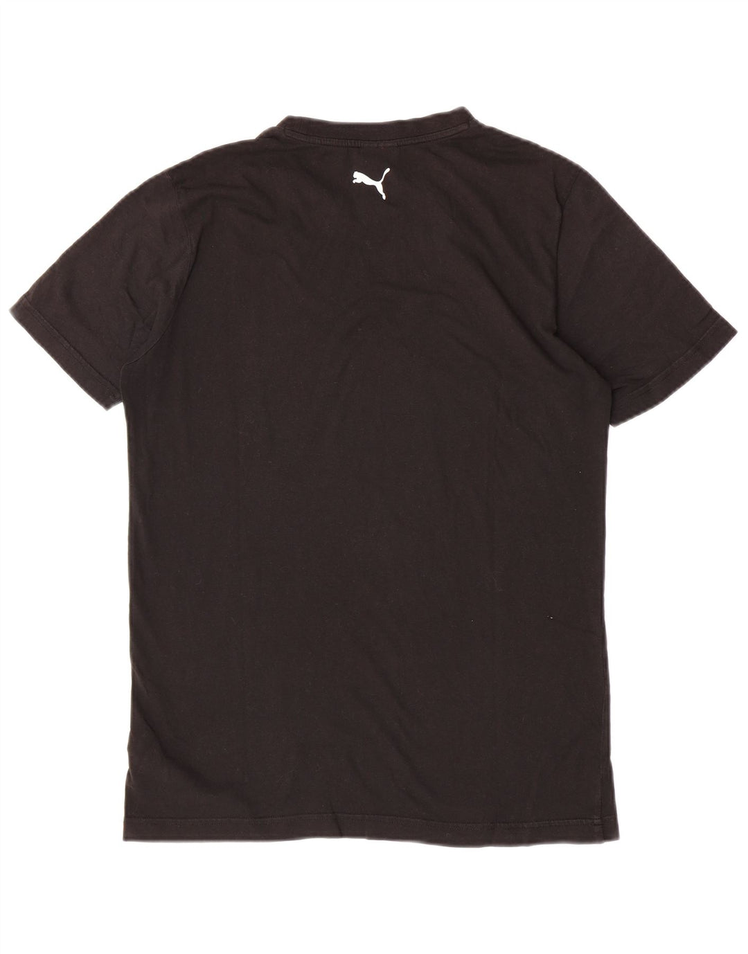 Puma Herren Grafik T-Shirt Top Small Schwarz Baumwolle