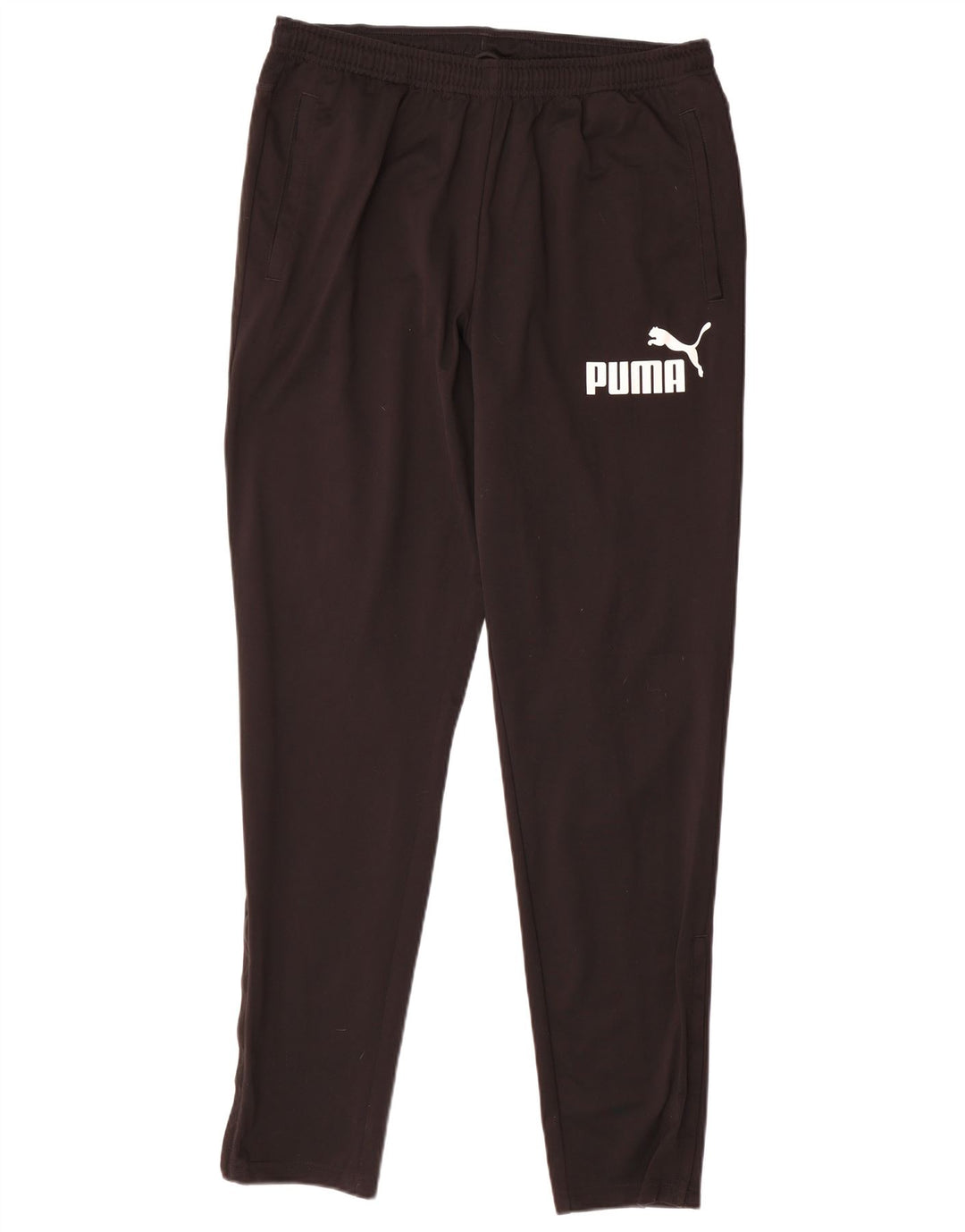 Puma Herren-Trainingshose mit Grafik, groß, aus schwarzem Polyester