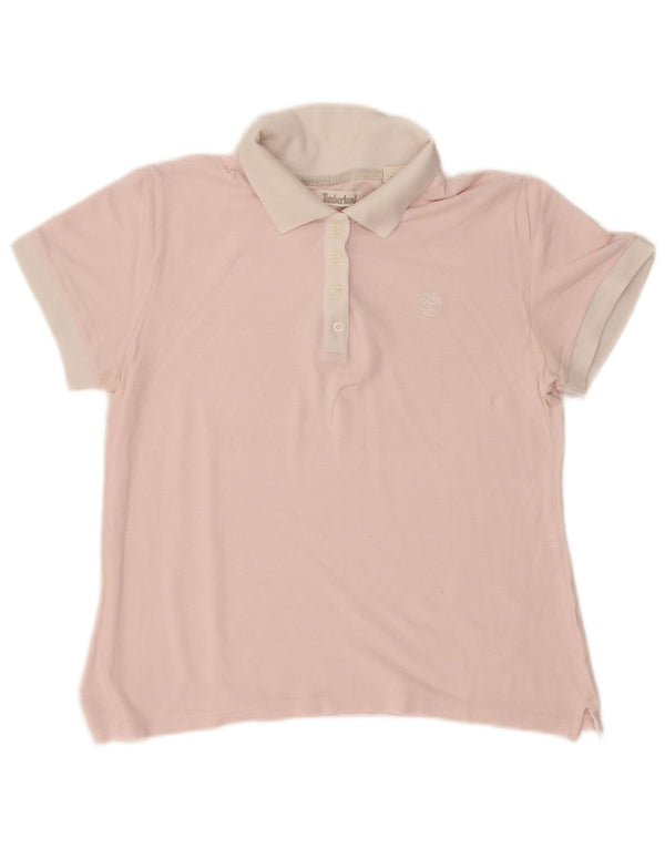 Timberland Damen Poloshirt UK 18 XL Rosa