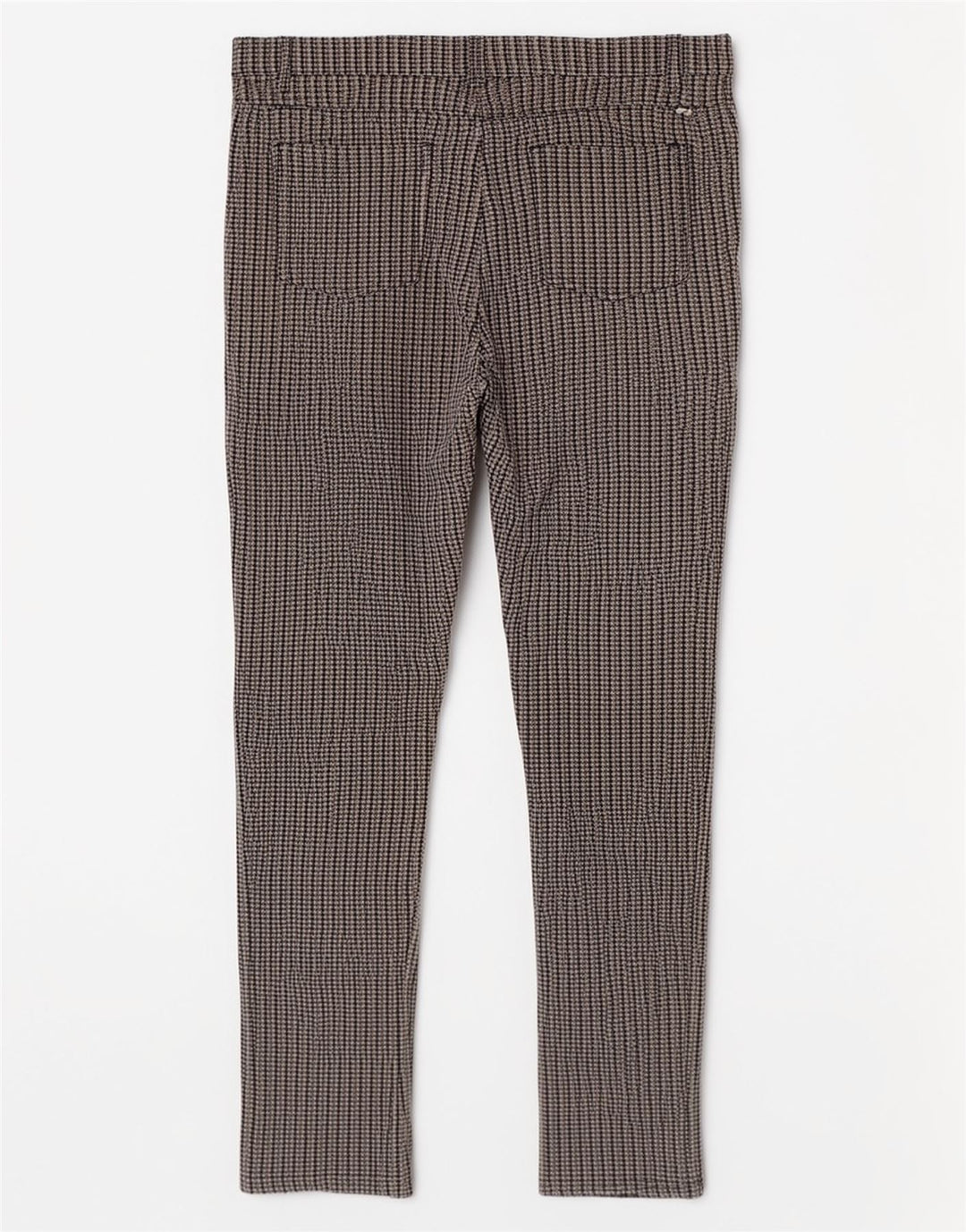 Ellesse Slim-Freizeithose für Damen, mittelgroß, W30, L28, graue Hahnentritt-Viskose