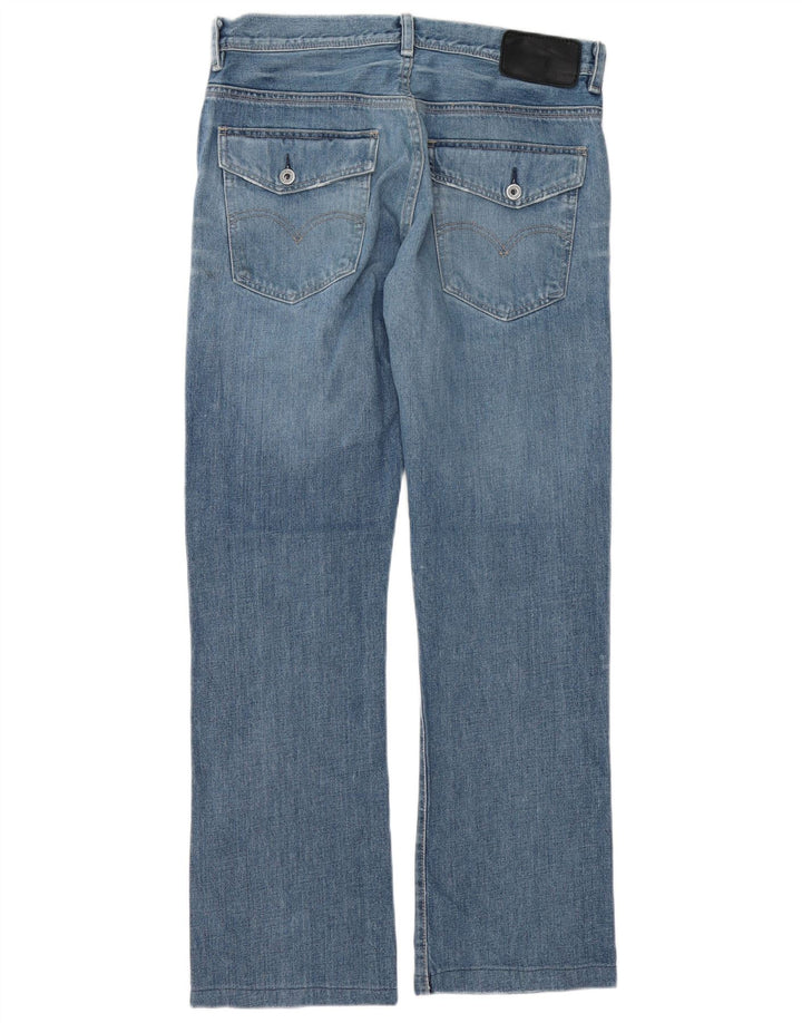 Levi's Damen Slim Bootcut Jeans W32 L31 Blaue Baumwolle