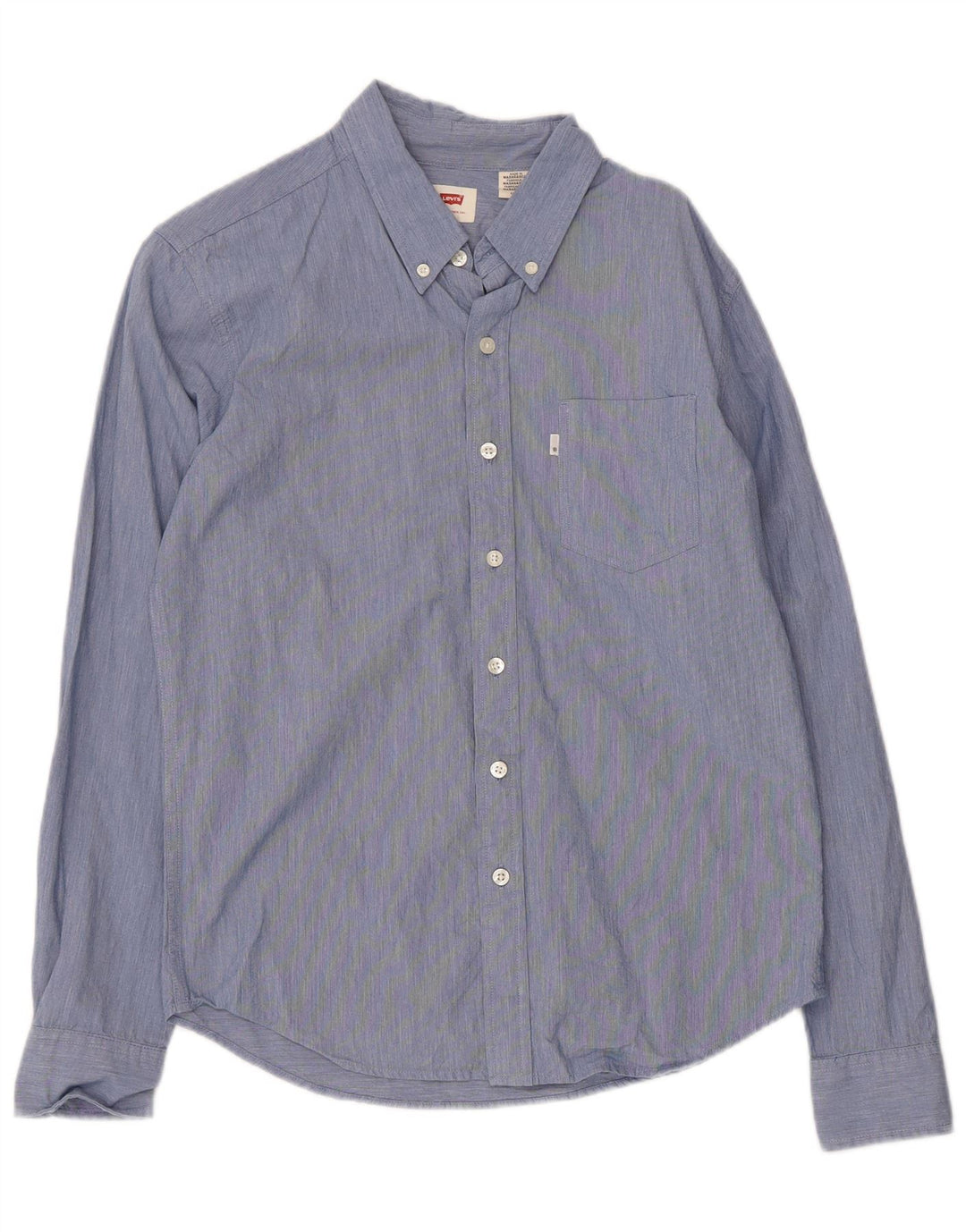Levi's Herrenhemd, klein, blau gefleckte Baumwolle