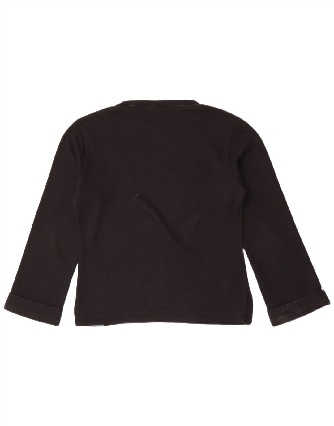 Belfe Damen Top Langarm UK 12 Medium Schwarz Polyester