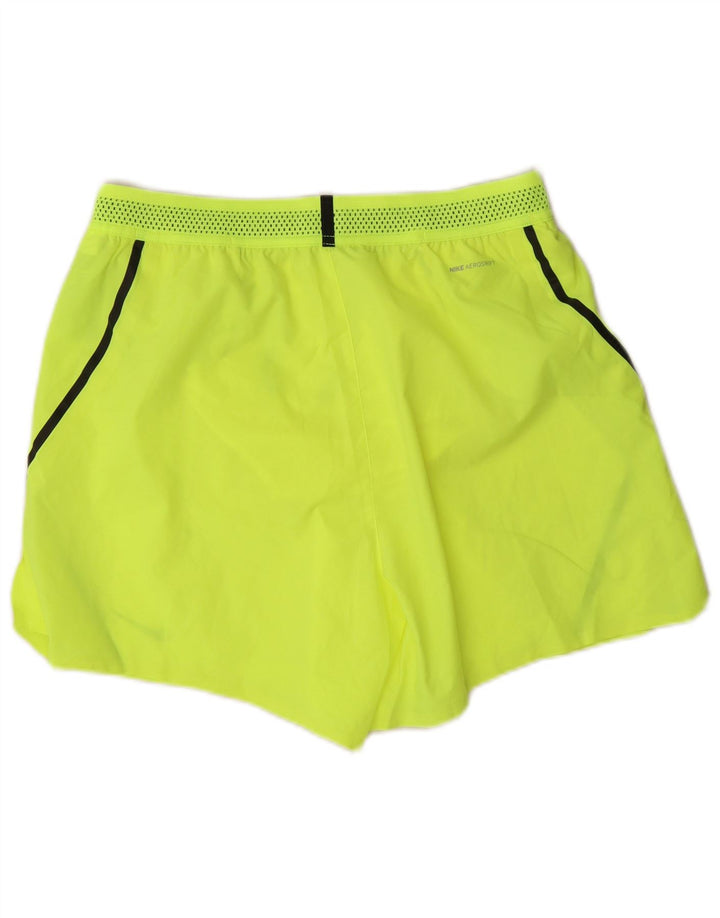 Nike Herren-Sportshorts aus mittelgelbem Polyester