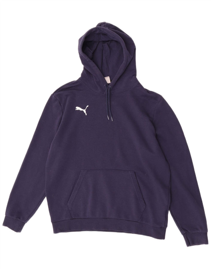 Puma Herren Kapuzenpullover, groß, marineblau, Baumwolle