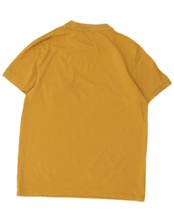 Fred Perry Herren T-Shirt Top mittelgelbe Baumwolle
