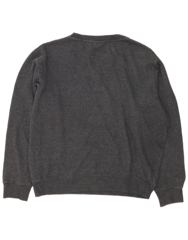 Fila Herren Grafik-Sweatshirt-Pullover, große graue Baumwolle