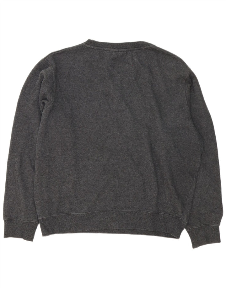 Fila Herren Grafik-Sweatshirt-Pullover, große graue Baumwolle