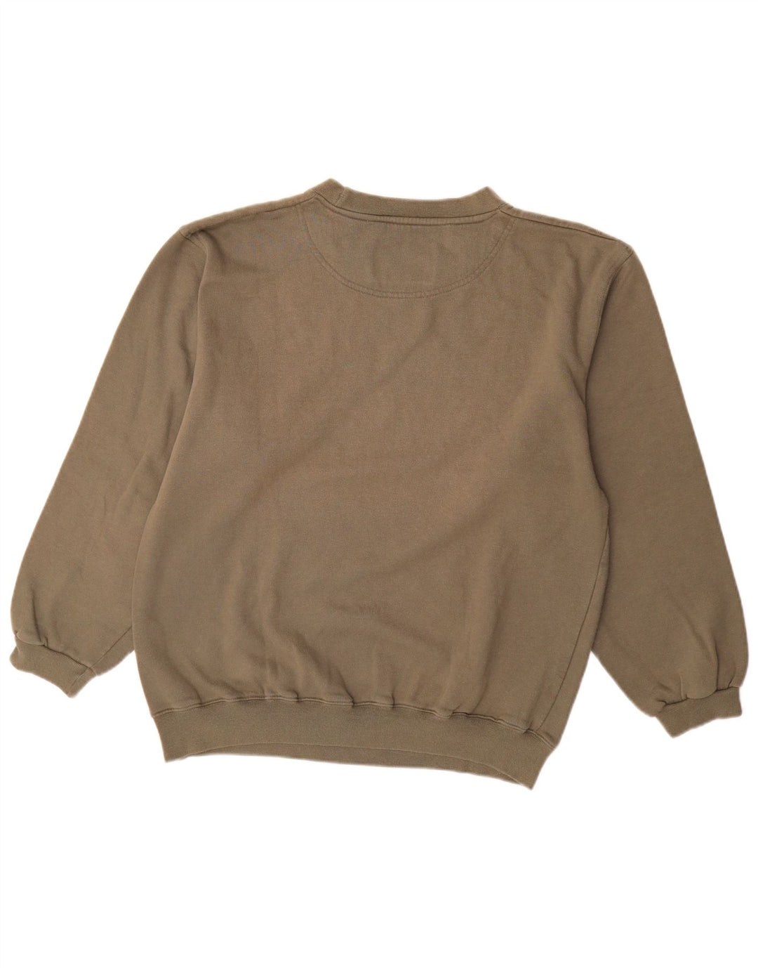CHAMPION Herren-Sweatshirt-Pullover aus mittelbrauner Baumwolle