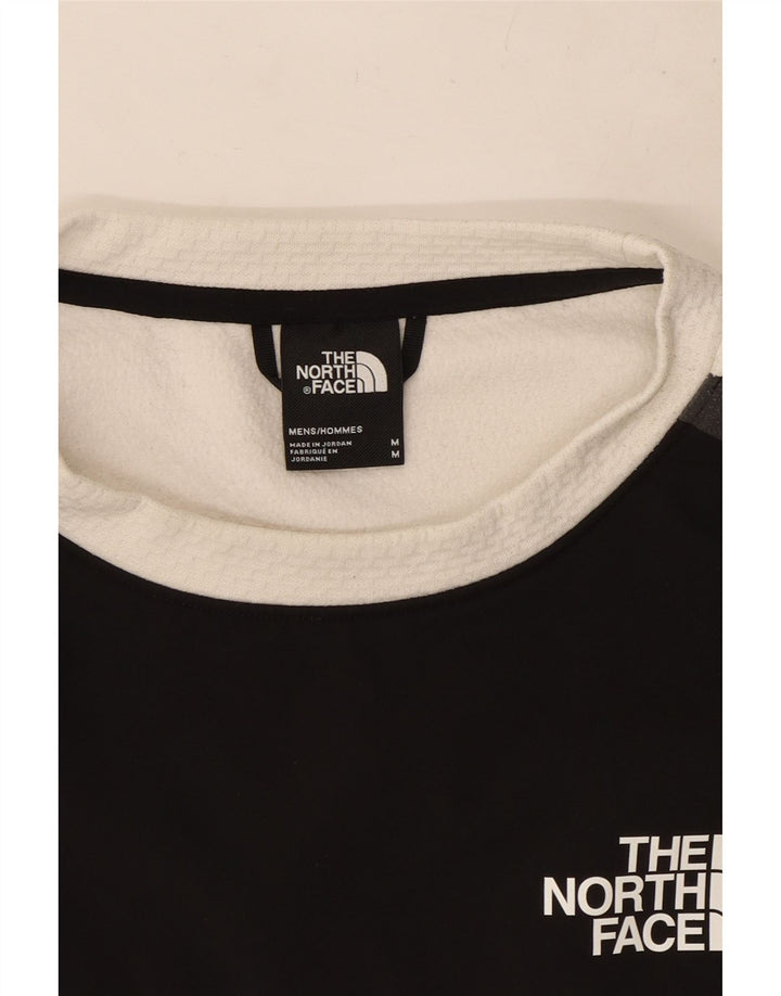 Tommy Hilfiger Mens Graphic Sweatshirt Jumper Medium White Colourblock