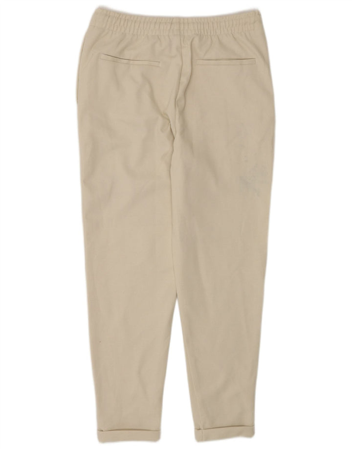 Zara Tapered Chino-Hose für Herren, Größe M, W32, L30, Beige, Polyester