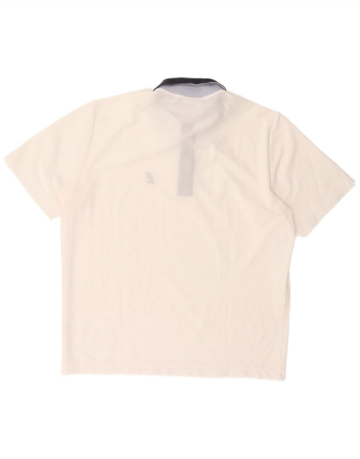 AUSTRALIAN L'ALPINA Herren-Poloshirt IT 50 Mittelweißes Polyester
