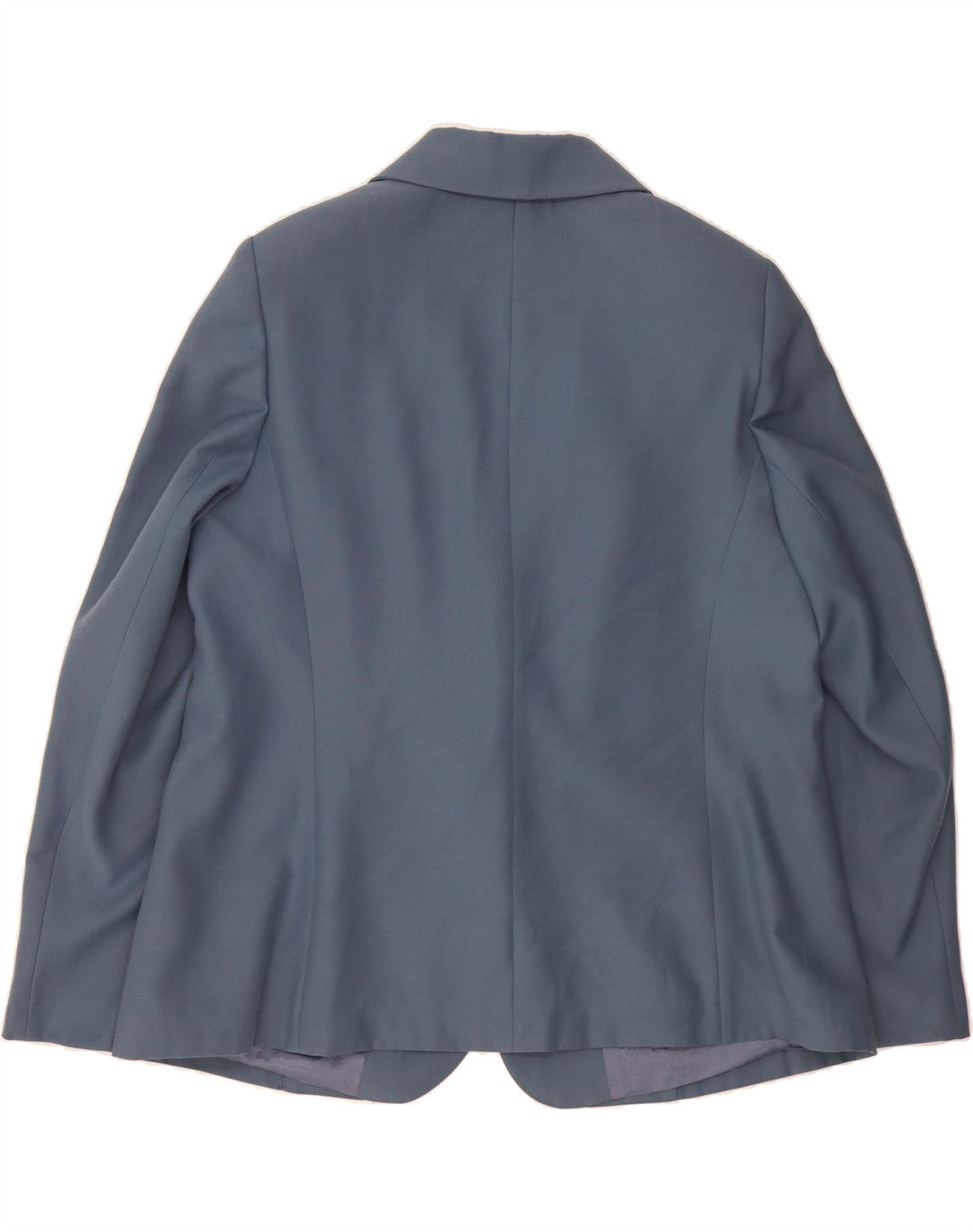 VINTAGE Womens 2 Button Blazer Jacket IT 49 XL Blue Viscose Vintage Vintage and Second-Hand Vintage from Messina Hembry 
