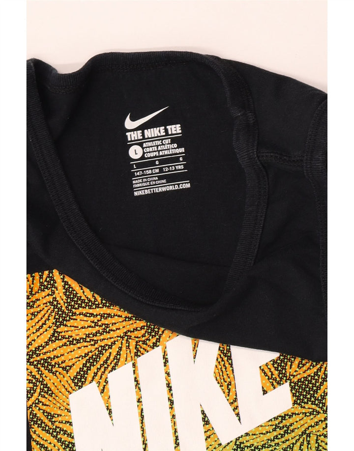 Nike Jungen Athletic Cut Graphic Tanktop, 12–13 Jahre, Größe L, Schwarz