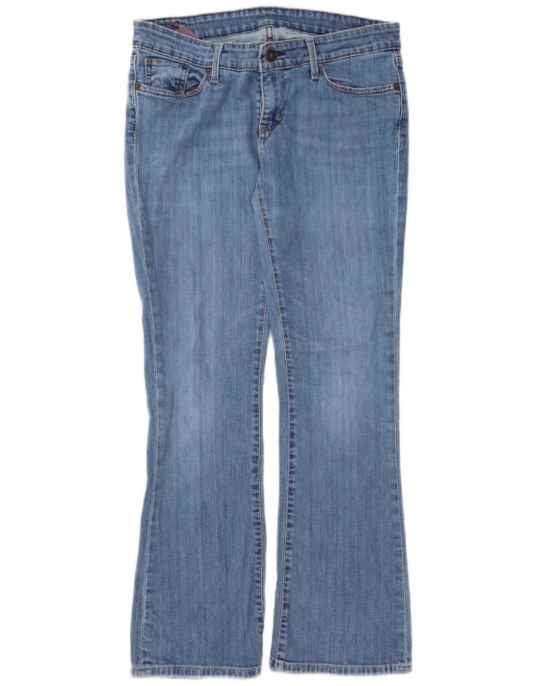 LEVI'S Damen Bootcut-Jeans US 6 Medium W32 L29 Blaue Baumwolle