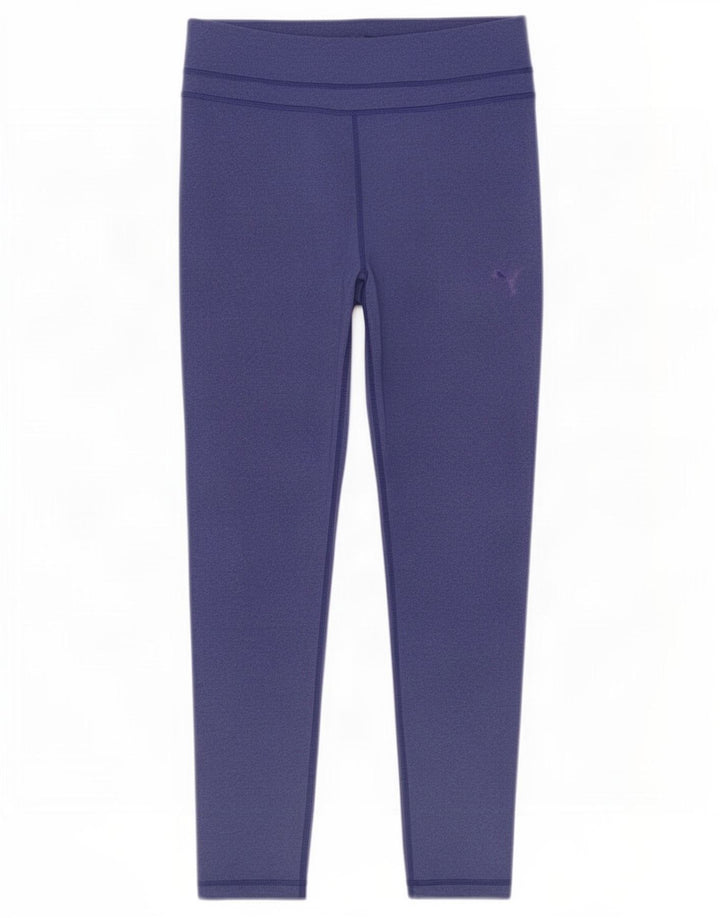 Puma Damen Leggings UK 14 Mittelblau
