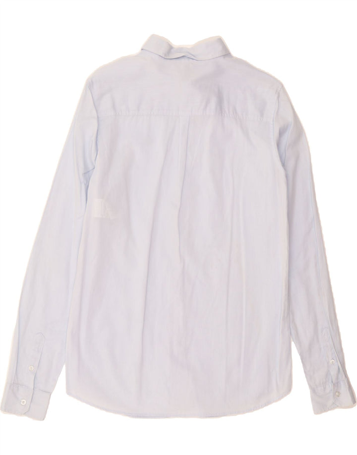 BENETTON Boys Shirt 13-14 Years 3XL Blue Cotton Classic Vintage Benetton and Second-Hand Benetton from Messina Hembry 