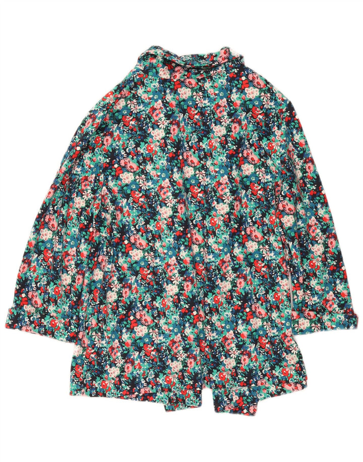 MONSOON Offene Damen-Blazerjacke, Größe M, mehrfarbig, Blumenmuster, UK 14