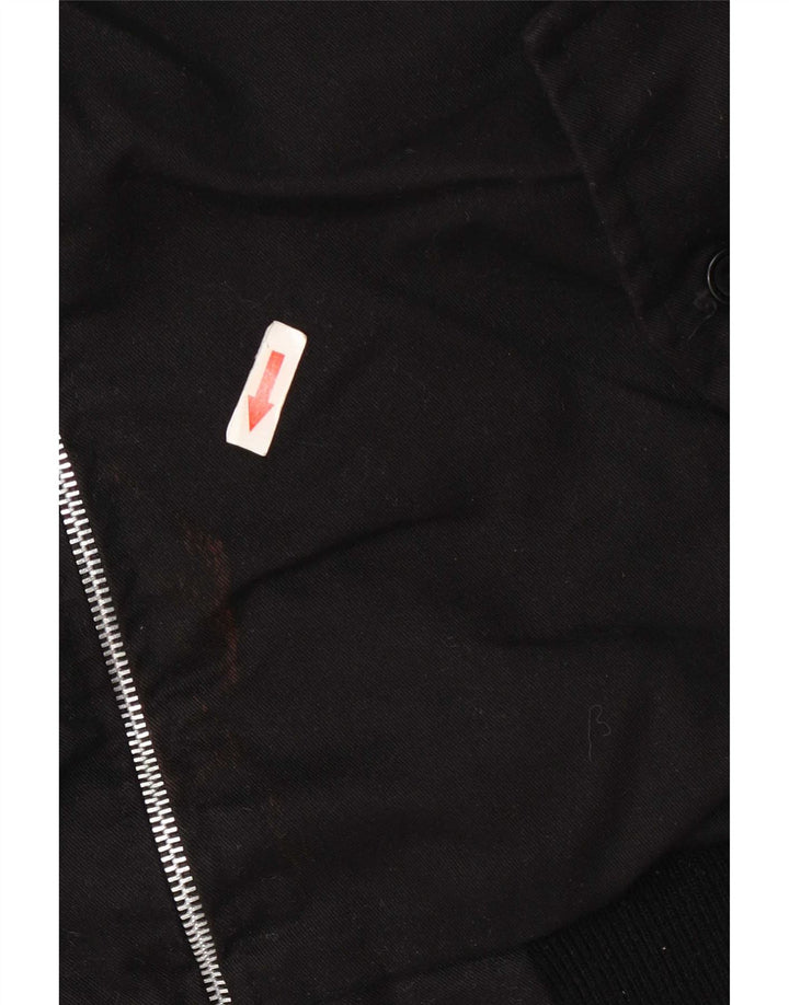 Vintage Herren Bomberjacke UK 42 XL Schwarz