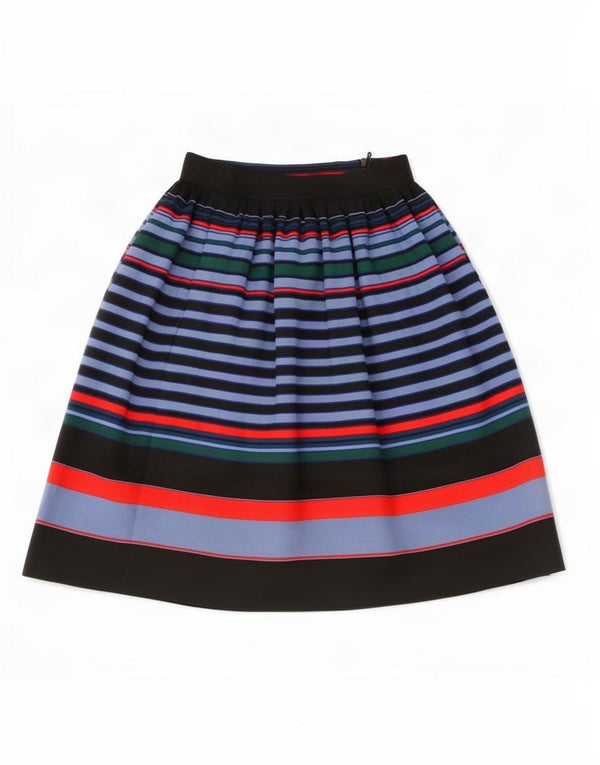 Zara Damen A-Linien-Rock XS W24 Mehrfarbig gestreift aus Polyester