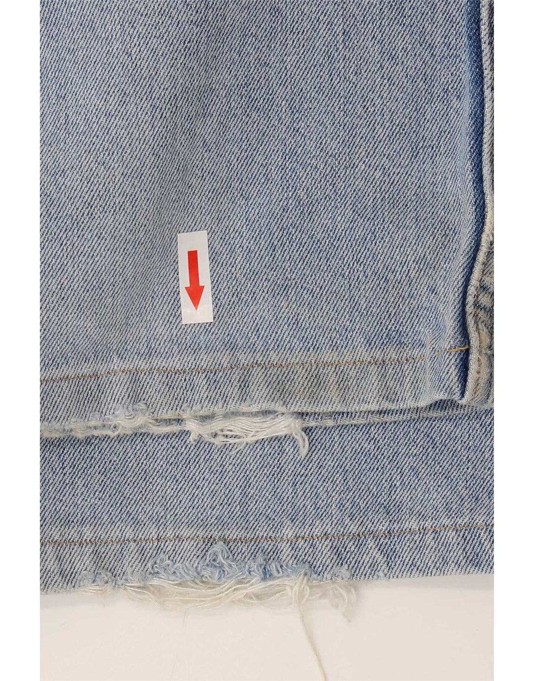 Levi's Herren 501 Distressed Straight Jeans W36 L28 Blaue Baumwolle