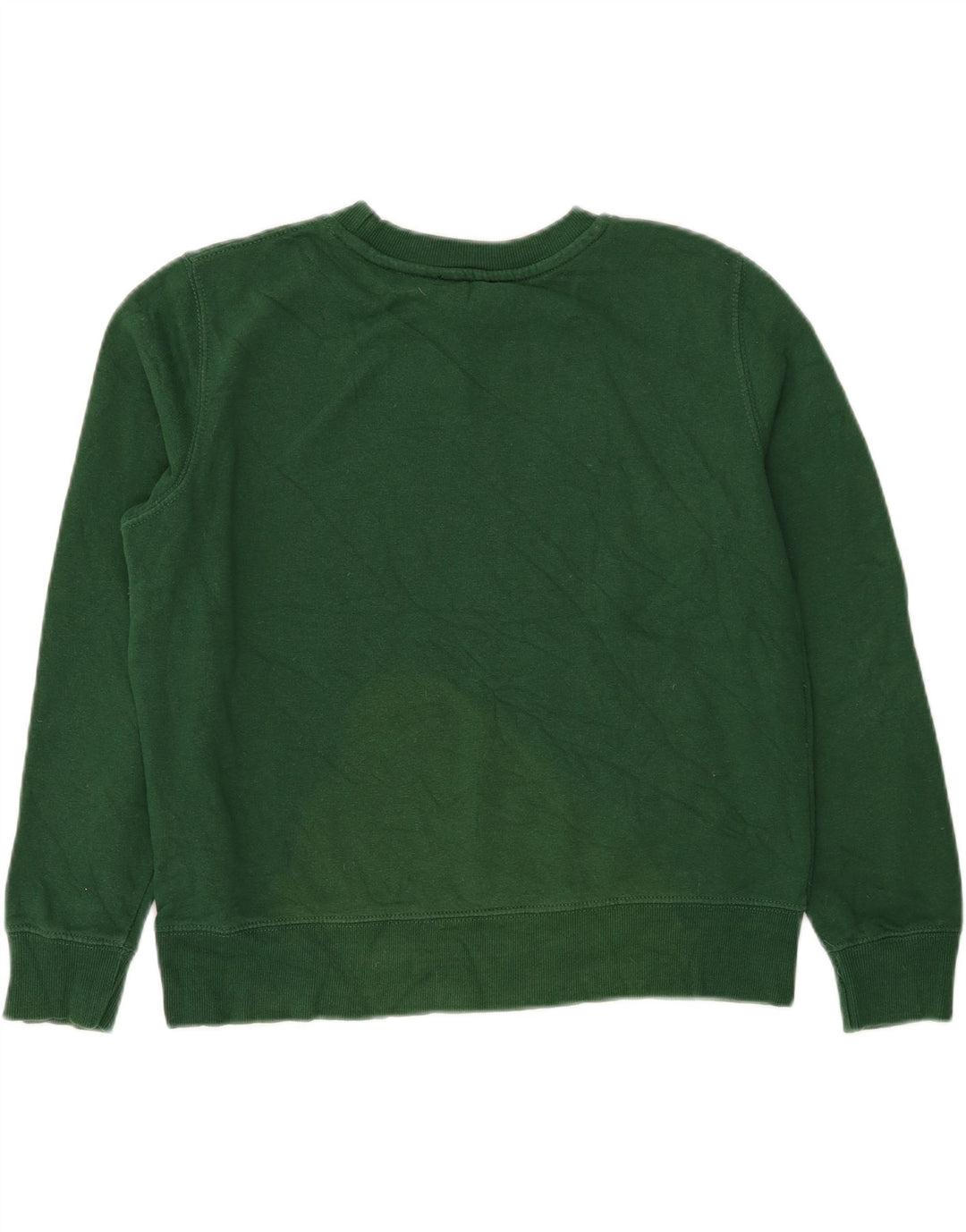 Zara Damen Sweatshirt Pullover UK 16 Large Grüne Baumwolle