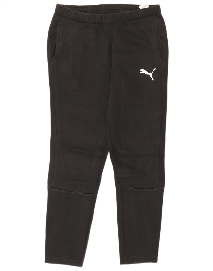 PUMA Herren-Trainingshose, mittelschwarz, Baumwolle