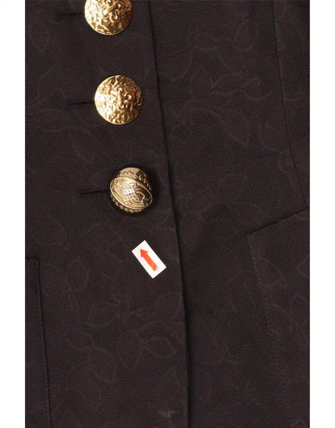 GUY LAROCHE Damen Kurzarm-Blazerjacke EU 42 Large Black Classic