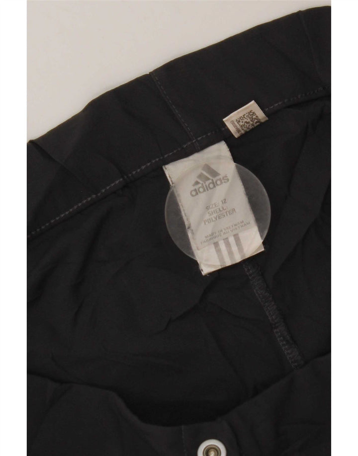 Adidas Damen Climalite Casual Shorts UK 12 Medium W34 Grau Polyester
