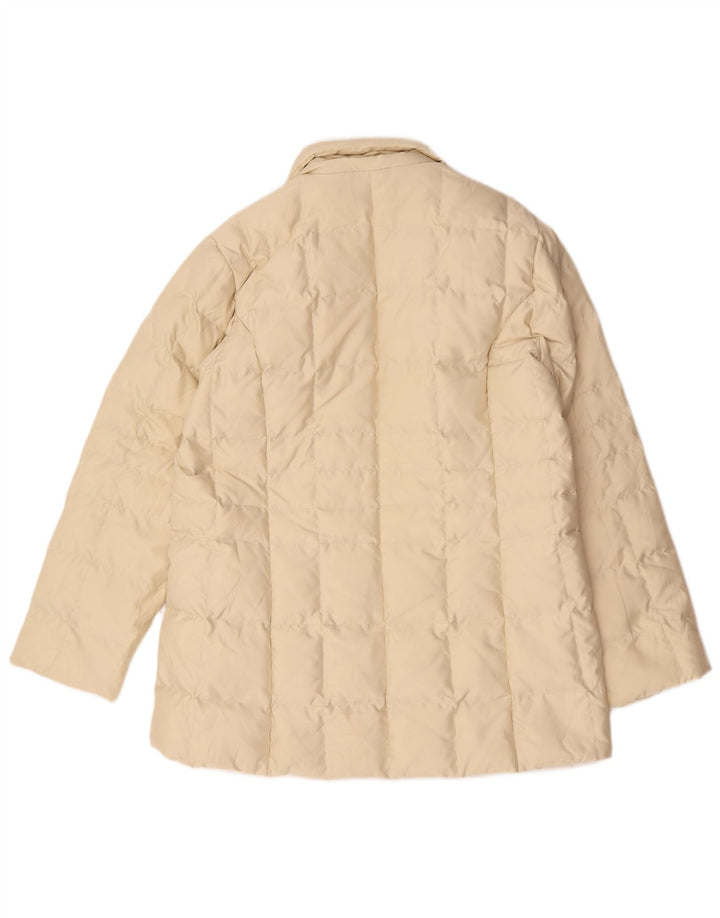 Sergio Tacchini Damen Wattierte Jacke UK 18 XL Off White Polyamid