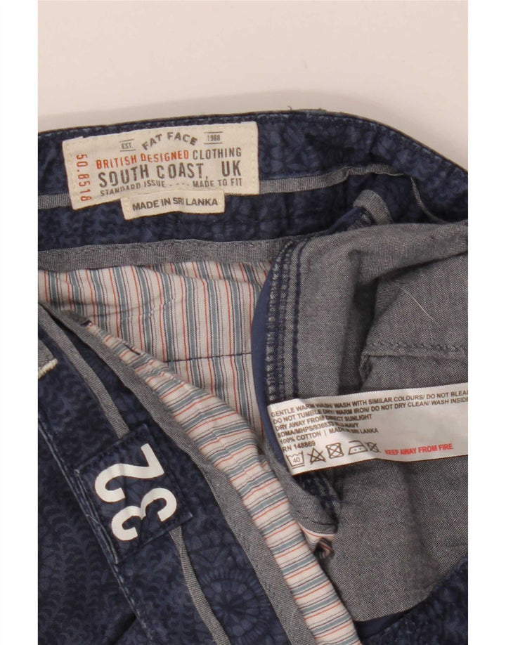 Fat Face Herren-Chino-Shorts, W32, mittelgroß, marineblau, geblümt, Baumwolle